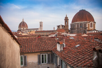 Fototapeta na wymiar Italia, Toscana, Firenze, la Cattedrale e le Cappelle Medicee.