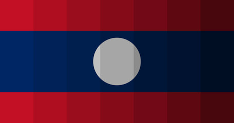Laos flag image background - Powered by Adobe