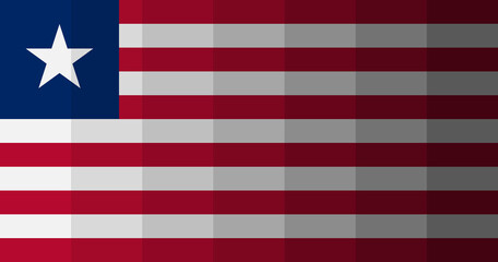 Liberia flag image background