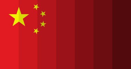 China flag image background