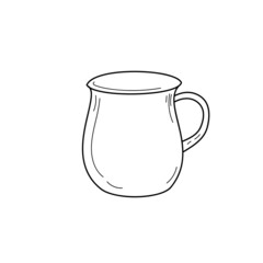  Cup hand drawn outline doodle icon