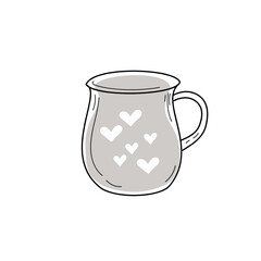  Cup hand drawn outline doodle icon
