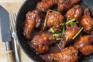bbq sauce chicken wings
