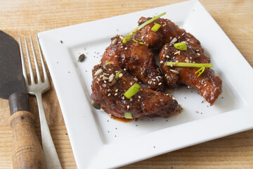 bbq sauce chicken wings