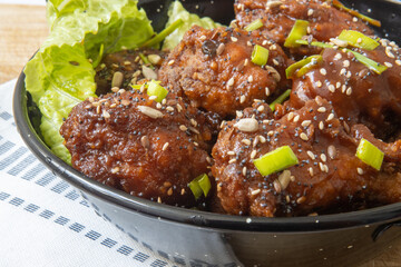 bbq sauce chicken wings