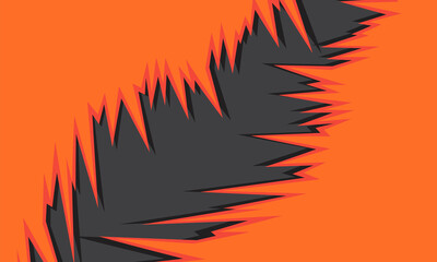 Abstract background with spikes and jagged zigzag line pattern and some copy space area 