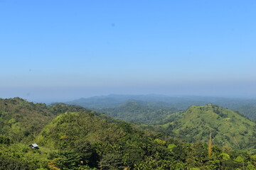 Fototapeta na wymiar view from the mountain in bangladesh