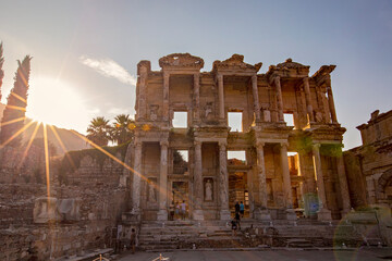 The Library of Celsus is an ancient Roman building in Ephesus, Anatolia, now part of Selçuk, Turkey