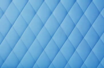 Fototapeta na wymiar Blue leather upholstery background texture