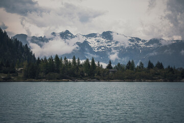 lake in the mountains