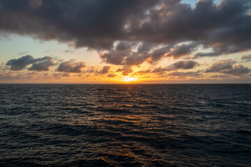 Naklejka na ściany i meble sunrise over the sea