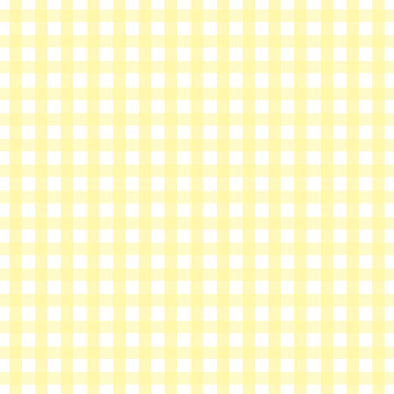 Yellow Gingham Pattern For Easter/Spring