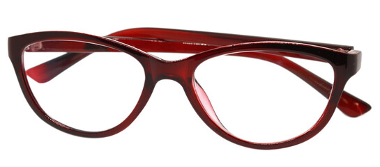 Eye glasses spectacles with shiny frame