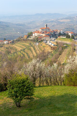 Fototapeta na wymiar Smartno village in slovenian region Brda