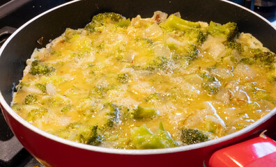 Tortilla de broquil al fuego