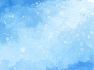 Blue sky galaxy soft bokeh stars painting background