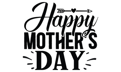 Mother's Day SVG T shirt design template