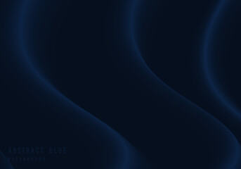 Abstract blue smooth flying silk template decorative.