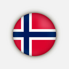 Obraz premium Country Norway. Norway flag. Vector illustration.