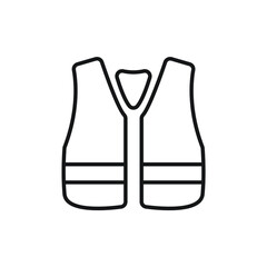 life vest icons  symbol vector elements for infographic web
