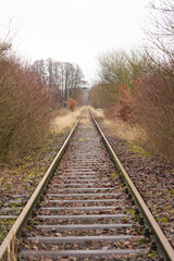 Old Railroad in autumn
