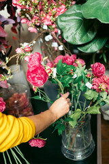 Beautiful Flowers in Florist Shop