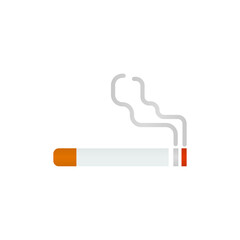 cigarette icon on a white background, vector illustration