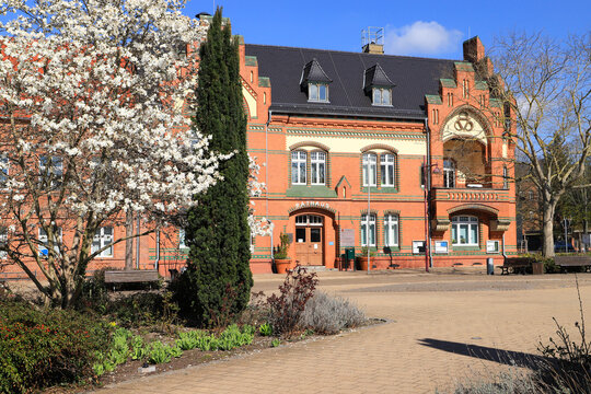 The town hall of genthin, federal state Saxony-Anhalt, Germany