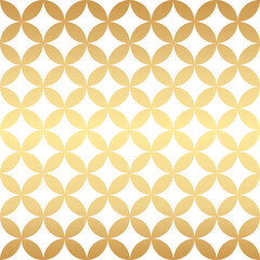 Geometric background vector, gold pattern background, gold wallpaper.