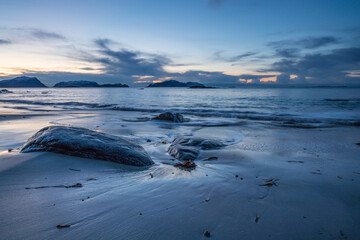 Sunset at the sea side
