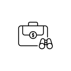 Job Search icon in vector. logotype
