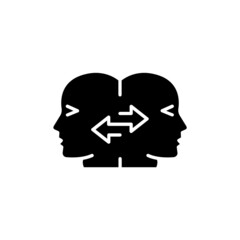 Interpersonal Skills icon in vector. logotype
