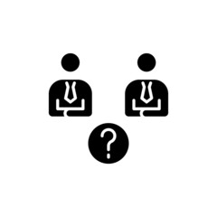 Employment Gap icon in vector. logotype