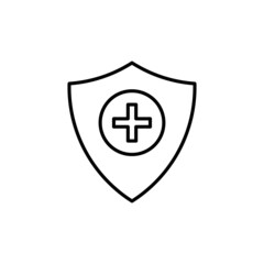 Obraz premium Medical Insurance icon in vector. logotype