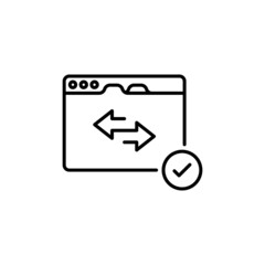 Transactions icon in vector. logotype