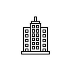 Obraz premium Building icon in vector. logotype