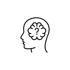 Insanity icon in vector. logotype