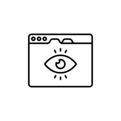 Post Reach icon in vector. logotype