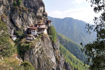 Taktshang Kloster (Tigernest) in Bhutan