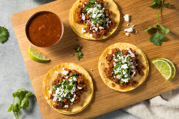 Homemade Mexican Chorizo Tacos