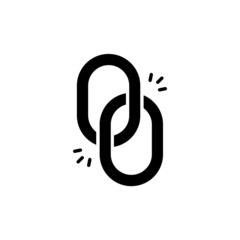 Link Building icon in vector. logotype