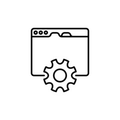 Website Optimization icon in vector. logotype