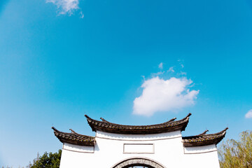 Eaves of Chinese ancient house