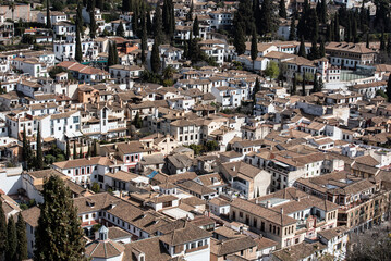 Fototapeta premium Granada from muslim architecture to Renaissence