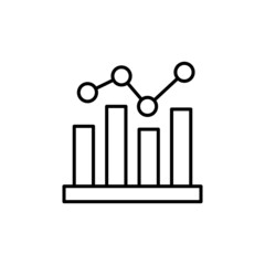 Analytics icon in vector. logotype