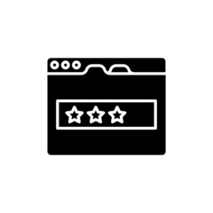 Page Rank icon in vector. logotype