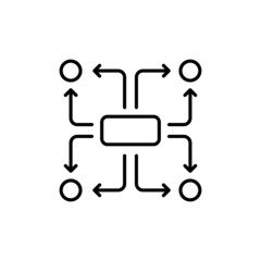 Marketing Planning icon in vector. logotype