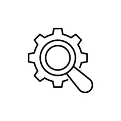Search Engine Optimization icon in vector. logotype