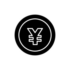Obraz premium Yen Coin icon in vector. logotype