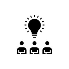 Brainstorm icon in vector. logotype
